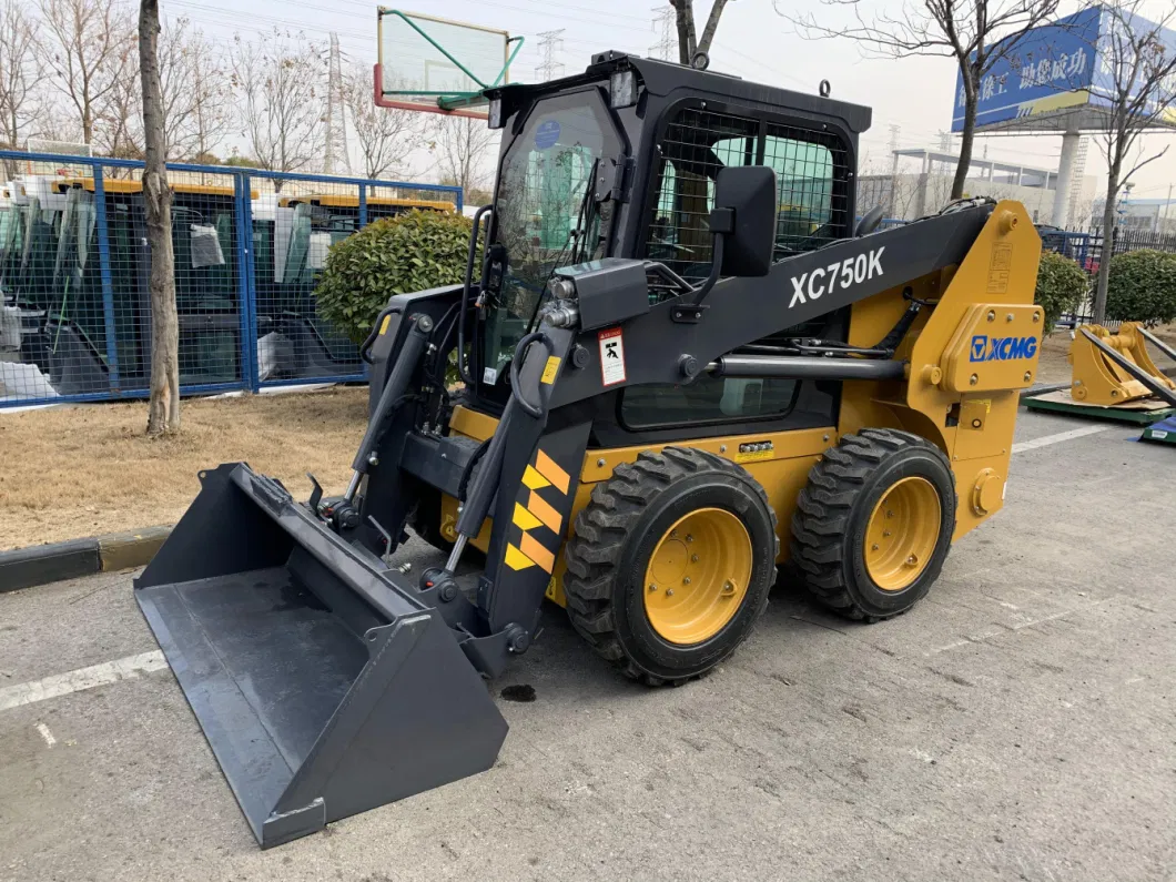 XCMG Mini Skid Steer Loader Xc760K Xc740K Multifunction Loader Skid Steer Price