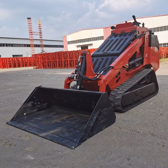 Luyue Neuer 25 PS günstiger Mini-Raupen-Kompaktlader mit Kubota-Dieselmotor